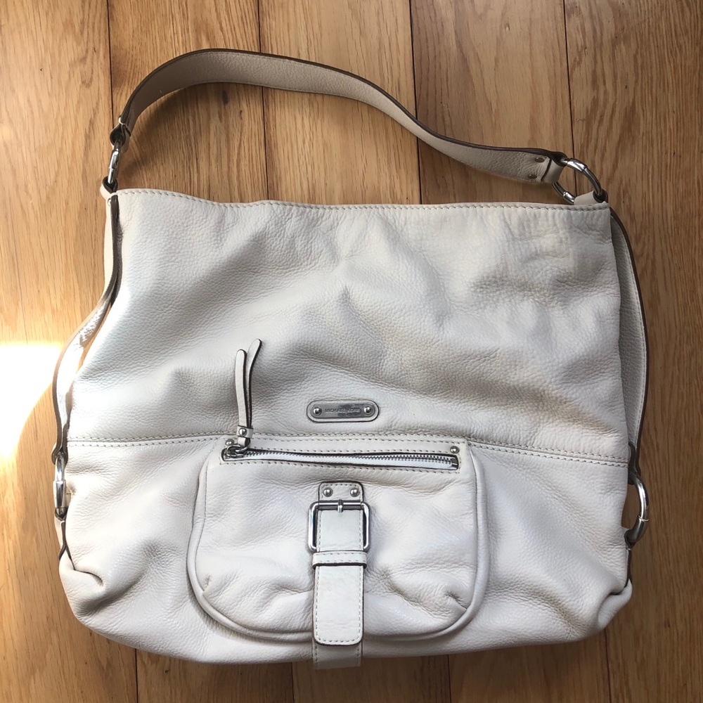 Michael Kors NWOT Bone Leather Shoulder Bag